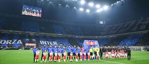 San Siro před derby mezi Interem a AC Milán
