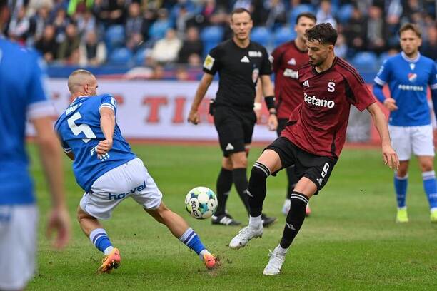 Jiří Boula z&nbsp;Ostravy a&nbsp;Albion Rrahmani ze Sparty