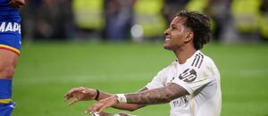 Rodrygo během zápasu Realu Madrid s Getafe