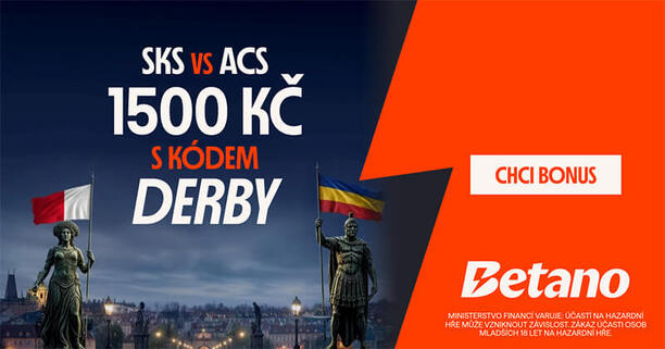 Vyzvedněte si bonus na derby ve výši 1500&nbsp;Kč