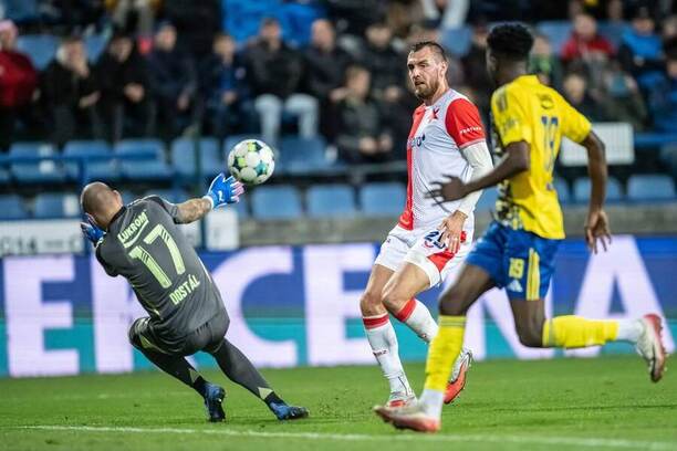 Tomáš Chorý ve Zlíně skóroval při pohárovém utkání