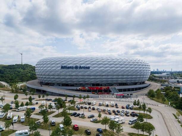 Allianz Arena, ve které se uskuteční MS ve fotbale žen 2029