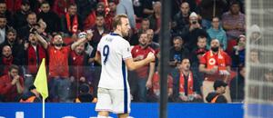 Harry Kane během listopadového utkání s Albánií