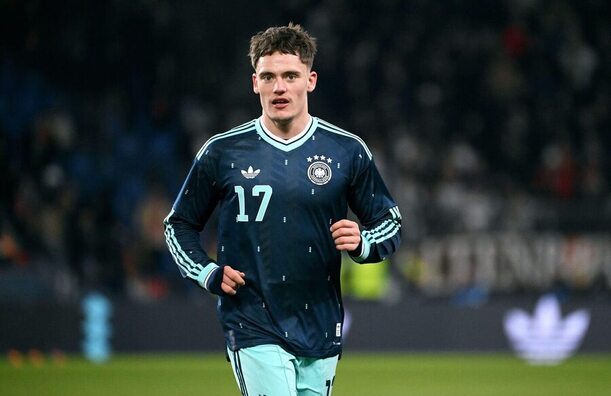 Florian Wirtz během výhry Německa ve Švýcarsku