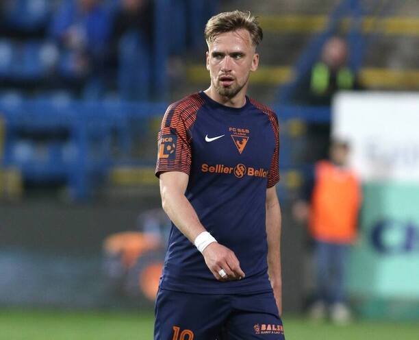 Záložník Lukáš Musil v&nbsp;dresu Vlašimi