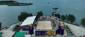 Stadion pro plážový fotbal na Seychelách