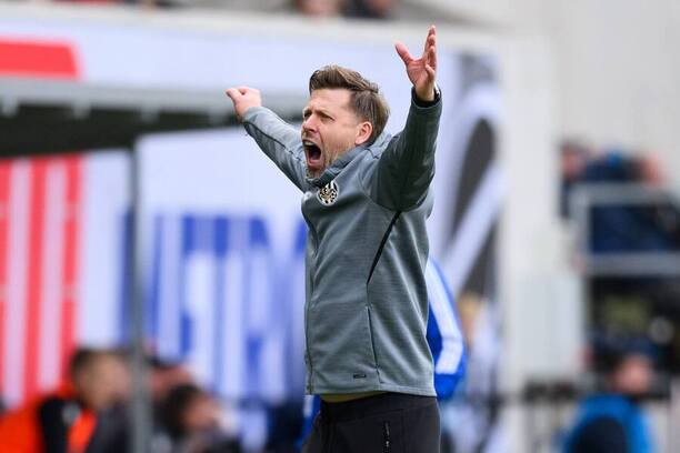 David Horejš během utkání Hradce Králové s Baníkem