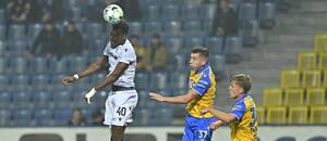 Sampson Dweh z Plzně, Daniel Mareček z Teplic, Nojus Audinis z Teplic