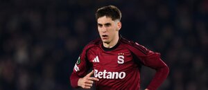 Matyáš Vojta během prohry Sparty s Alkmaarem