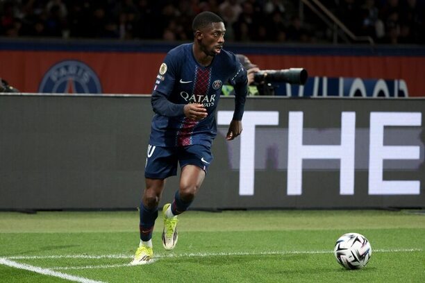 Útočník Paris Saint-Germain Ousmane Dembélé