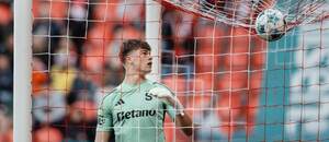 Brankář Sparty B Sebastián Zajac