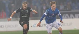 Na fotce Filip Zorvan, záložník Jablonec (vlevo), a ostravský záložník David Planka