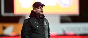 Trenér Zbrojovky Martin Svědík během utkání s Artisem