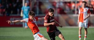 Filip Kaczmarek během derby B-týmů Slavie a Sparty