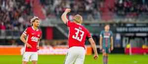 Matěj Šín v dresu Alkmaaru