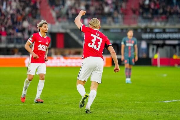 Matěj Šín v&nbsp;dresu Alkmaaru