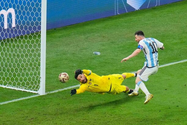 Lionel Messi vstřelil ve finále MS 2022 dvě branky