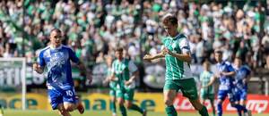 Václav Sejk a Lukáš Hůlka během utkání Bohemians s Olomoucí