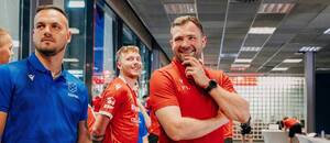 Trenér české reprezentace v malém fotbale Patrik Levčík