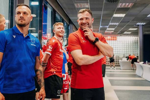 Trenér české reprezentace v&nbsp;malém fotbale Patrik Levčík