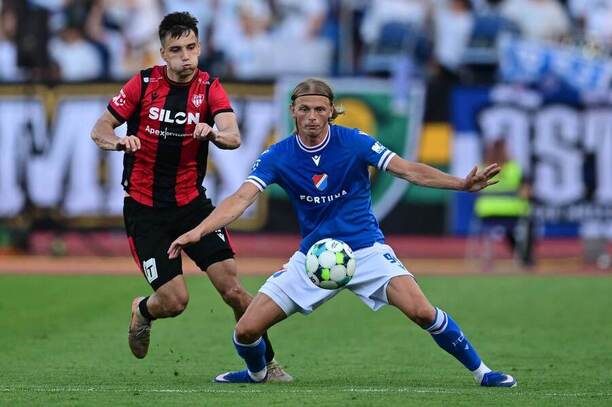 Hráči Baníku Ostrava porazili Táborsko v&nbsp;1. vzájemném duelu baráže poměrem 3:0
