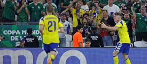 Victor Gyökeres slaví gól proti Tunisku, MS ve fotbale 2026