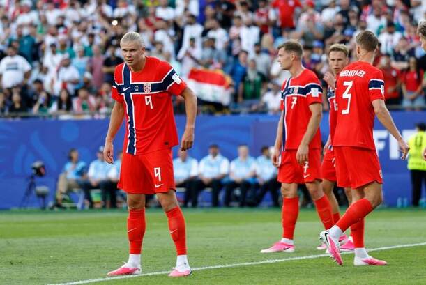 Erling Haaland vstřelil Iráku dvě branky