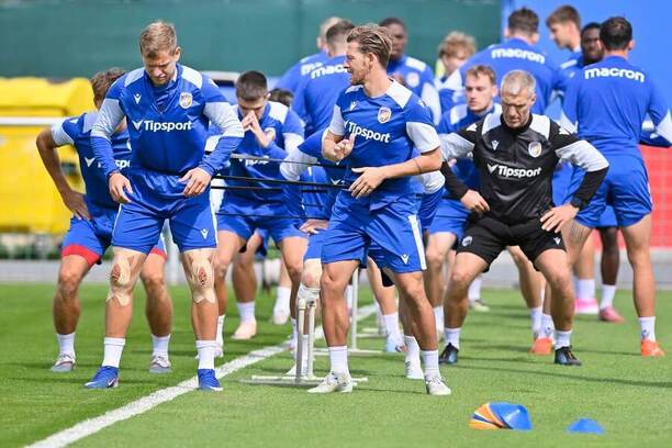 Fotbalisté Plzně během letní přípravy