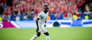 Sadio Mané během porážky Senegalu s Norskem