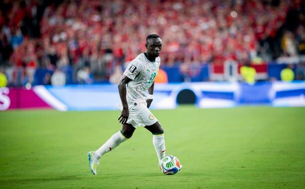 Sadio Mané během porážky Senegalu s&nbsp;Norskem