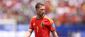 Kevin De Bruyne během remízy Belgie s Íránem