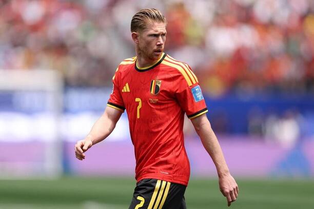 Kevin De Bruyne během remízy Belgie s&nbsp;Íránem