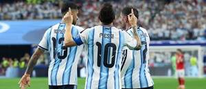 Lionel Messi zatím dal na letošním MS všechny góly Argentiny. Osamostatnil se tak na čele tabulky střelců