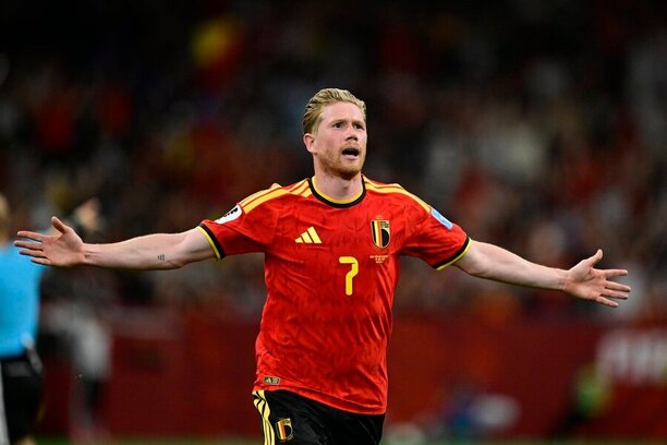 Belgičan Kevin De Bruyne slaví gól do sítě Nového Zélandu
