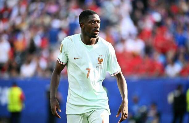 Francouzský útočník Ousmane Dembélé ve čtvrtfinále proti Maroku na MS 2026