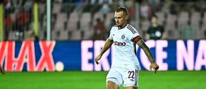 Lukáš Haraslín během prohry Sparty se Zbrojovkou
