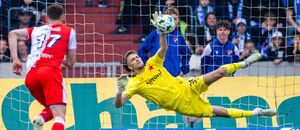 Jakub Markovič chytil v posledním utkání na půdě Baníku penaltu