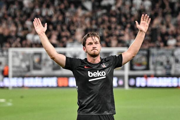 Semih Kilicsoy vstřelil jediný gól v&nbsp;prvním utkání Hradce s&nbsp;Beşiktaşem