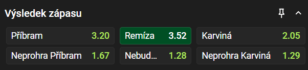 Příbram v&nbsp;Chance Národní Lize svede boj s&nbsp;nováčkem z&nbsp;Karviné