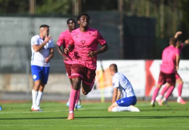 Franck Idumbo z&nbsp;Ústí nad Labem slaví branku