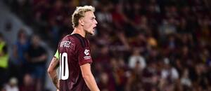 Adam Karabec během derby Sparty se Slavií