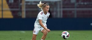 Laura Retkesová během odvetného zápasu mezi Servette a Spartou