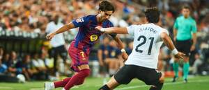 Ferran Torres z Barcelony v posledním vzájemném zápase