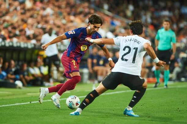 Ferran Torres z&nbsp;Barcelony v&nbsp;posledním vzájemném zápase