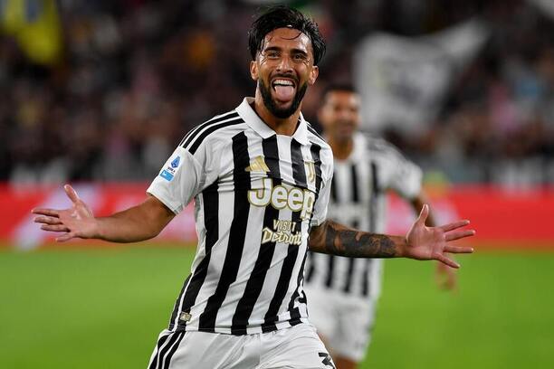 Nico González slaví gól během zápasu Juventusu s&nbsp;Parmou