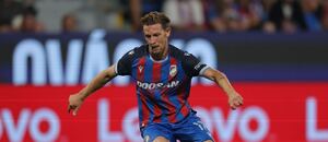 Patrik Hrošovský během zápasu s CZ Bělehrad