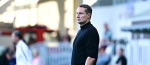 Trenér Brian Priske během prohry Sparty v Hradci Králové