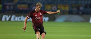 Roman Macek během výhry Sparty nad Araratem-Armenia