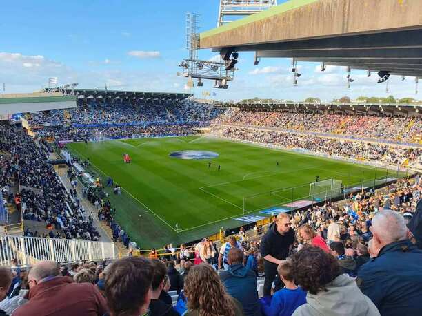 Jan Breydel Stadion poskytuje skvělý výhled téměř ze všech míst