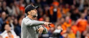 Jürgen Klopp během remízy Německa v Nizozemsku